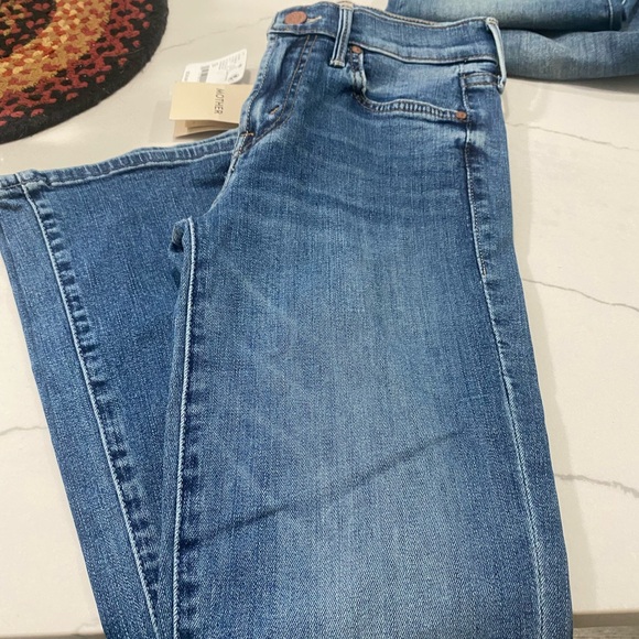 NWTs Mother Jeans Size 23 (labeled 25) The Outsider Sneak - Picture 1 of 16
